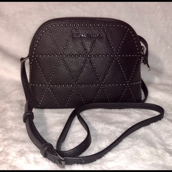 🌺 Michael Kors Black Adele Dome Crossbody Purse - Picture 2 of 8